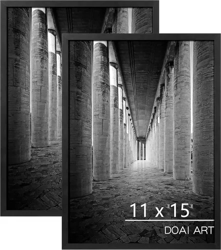 Miniatura 62 de DOAI ART Marco de póster de 16 x 20 pulgadas, paquete de 2 marcos de fotos de roble y veta de madera de 16 x 20 pulgadas para montaje en pared
