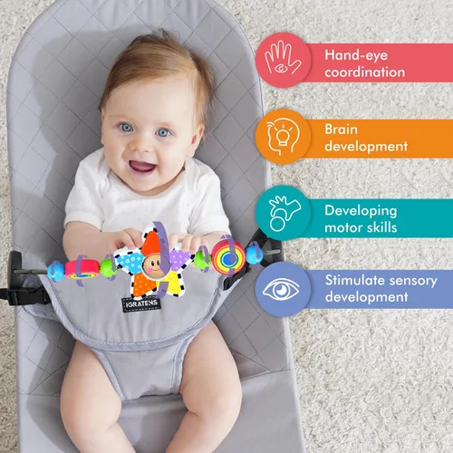 Miniatura 2 de iGRATENS Asiento de bebé para hamaca Baby Bjorn, juguete para hamaca de bebé suave y Bliss, fácil de colocar y quitar, materiales aptos para niños
