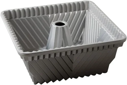 Miniatura 5 de Nordic Ware Bundt Sartén cuadrada, capacidad de 10 tazas, grafito