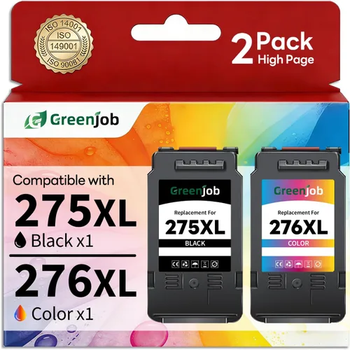 Miniatura 8 de Repuesto de tinta negra 275XL para Canon Black Ink 275 275XL PG-275 XL para cartuchos de tinta TS3700 para usar con pixma TS3720 TS3722 TS3722