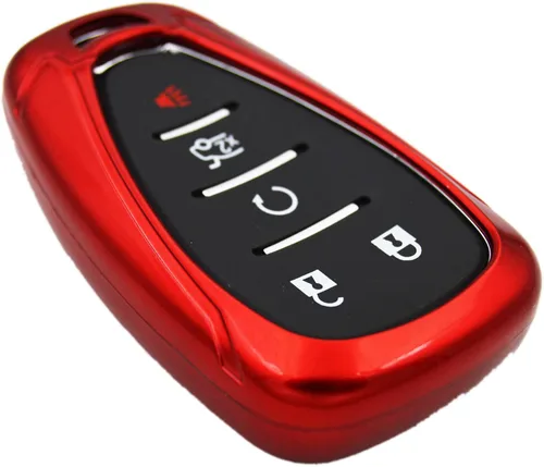 Miniatura 7 de Funda protectora de llavero rosa brillante para Chevrolet Chevy Malibu Camaro Trax Traverse Sonic Cruze Volt Equinox Trailblazer