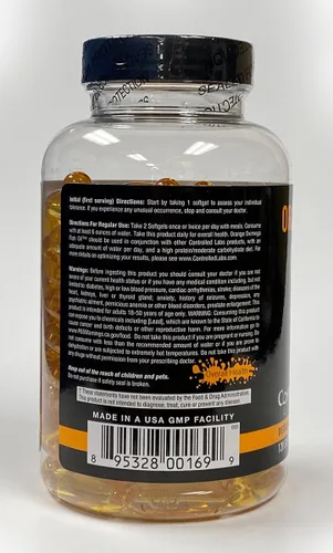 Miniatura 4 de CONTROLLED LABS Paquete de salud general, 45 porciones de tríada naranja, 90 unidades Orange Health IQ, 120 unidades de aceite de pescado de oximega