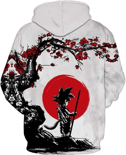 Miniatura 2 de BAIMORE Sudadera con capucha de anime japonés con estampado digital 3D