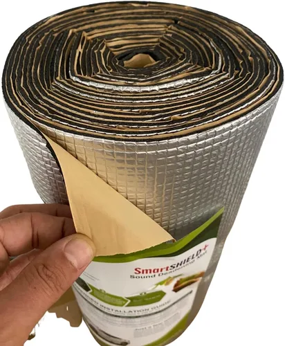 Miniatura 3 de SmartSHIELD 16" x 28 pies, 36 pies cuadrados, alfombrilla de amortiguación de ruido para coche, espuma de celda cerrada de aislamiento térmico