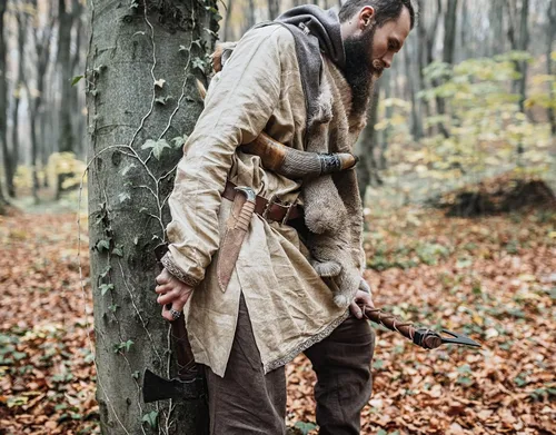 Miniatura 8 de Norse Tradesman Cuerno de guerra vikingo: trompeta de batalla de cuerno de soplado de 18 pulgadas hecha de auténtico cuerno de buey premium, una