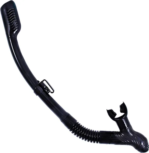 Kraken Aquatics Snorkel seco | Equipo de esnórquel profesional de calidad con válvula superior seca, cómoda boquilla de silicona y válvula de purga