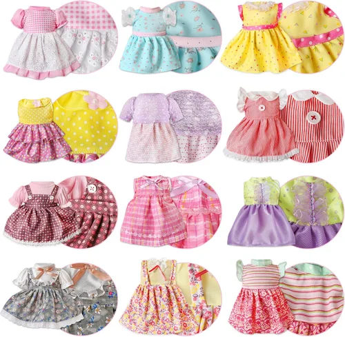 Miniatura 5 de Alive - Ropa y accesorios para muñecas de bebé, 12 juegos de ropa de muñeca para muñecas de 12, 13, 14, 15, 16 pulgadas, ropa de muñeca de bebé