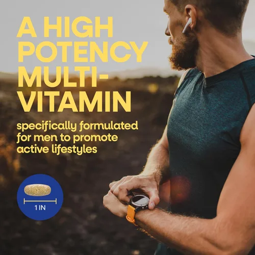 Miniatura 2 de Nature's Way ¡Alive! Tabletas multivitamínicas de ultra potencia una vez al día para hombre, vitamina diaria completa de alta potencia para hombres