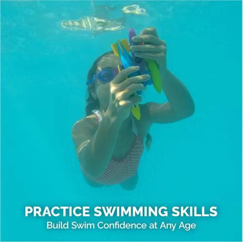 Miniatura 5 de SwimWays Toypedo Bandits - Juguetes de buceo en piscina, paquete de 4 2-Toypedo - Juguetes de buceo (4 unidades)