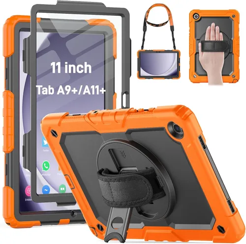 Miniatura 24 de HXCASEAC Funda para Samsung Galaxy Tab A8 de 10.5 pulgadas, protectora con protector de pantalla, correa de mano, soporte para bolígrafo, resistente