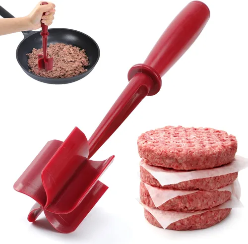 Miniatura 10 de CUNSENR Picador de carne de alta calidad, herramienta trituradora de carne molida de 5 cuchillas curvas, trituradora de carne de nailon resistente
