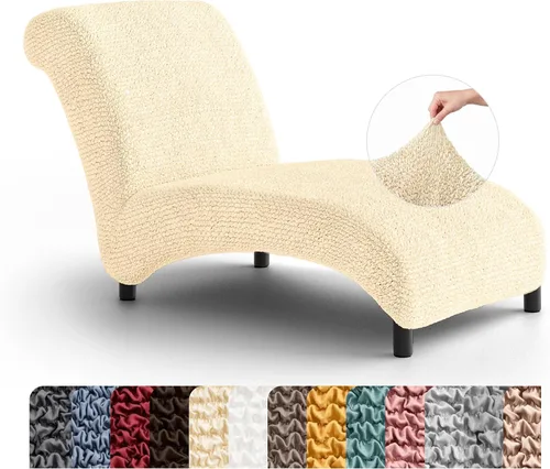 Miniatura 19 de PAULATO BY GA.I.CO. Funda para Silla de Tumbona Sin Brazos - Funda Deslizante para Silla de Tumbona - Funda para Sofá de Salón - Fundas Deslizantes