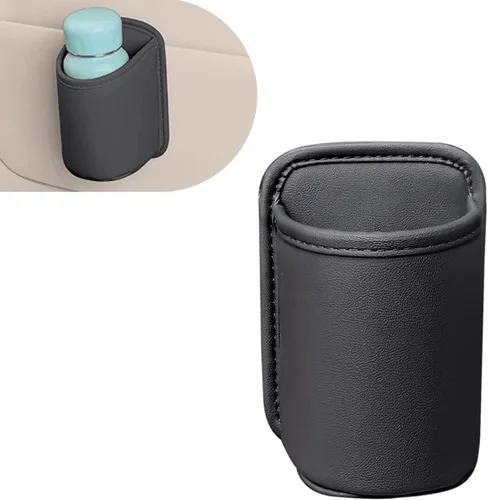 Shakas Portavasos grande para puerta de automóvil, bolsa de almacenamiento multifuncional, papelera para bebidas, taza de agua, teléfono móvil,