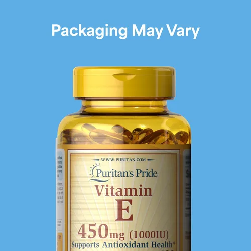 Miniatura 2 de Puritan's Pride Vitamina E-450 mg (10,000 UI), suplemento vitamínico para la función del sistema inmunológico y apoyo antioxidante para la salud