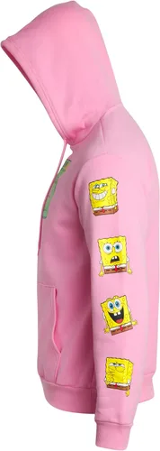 Miniatura 4 de Nickelodeon Sudadera de forro polar unisex de Bob Esponja - Sudadera con capucha para hombre y mujer