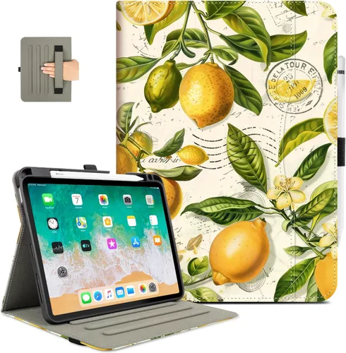 Miniatura 19 de Vimorco Estuche de Cuero para iPad Air 4ª/5ª 10.9, para iPad Air 11 6ª M2, para iPad Pro 11 pulgadas 4ª/3ª/2ª/1ª Generación, Soporte para Lápiz, Asa