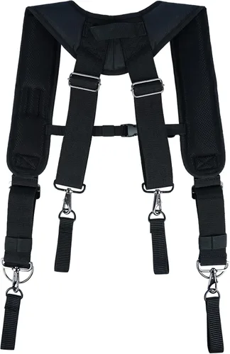 Miniatura 4 de MELOTOUGH Tirantes para cinturón de herramientas, tirantes de bolsa de construcción, correas de trabajo acolchadas resistentes