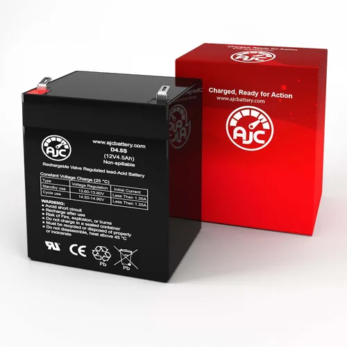 Miniatura 2 de Batería UPS duradera 6FM4.5 T2, 6-FM-4.5 T2 12 V 4.5 Ah UPS - este es un repuesto marca AJC