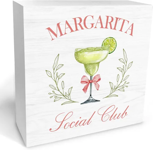 Miniatura 8 de Bloody Mary Bar - Letrero de madera para decoración de escritorio, regalos para amantes de los cócteles, Bloody Mary Cocktail Bloody Mary