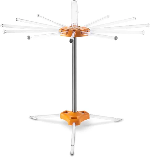 Miniatura 3 de PASTALINDA Secador de pasta, 12 Policarbonato 7.9 in Brazos Largos, Acero Inoxidable. 15.7 in Altura. - Naranja