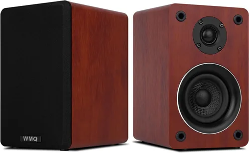 Miniatura 11 de Altavoces pasivos de estantería de 40 W x 2 para sonido envolvente de cine en casa, estéreo y monitor pasivo de campo cercano, de 2 vías, requiere