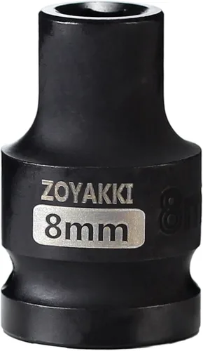 Miniatura 87 de Juego de llaves de impacto de 6 puntas de 1/2 pulgada - 1-1/2" (SAE), CR-MO, llave de eje de 1/2 pulgada de 6 puntas para fácil remoción de tuercas