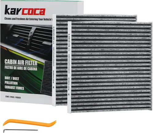 Miniatura 9 de Filtro de aire de cabina compatible con Honda Civic 2016-2023, CR-V 2017-2022, CR-Z 2011-2016, FIT 2009-2020, HR-V 2016-2022, Insight 2010-2022