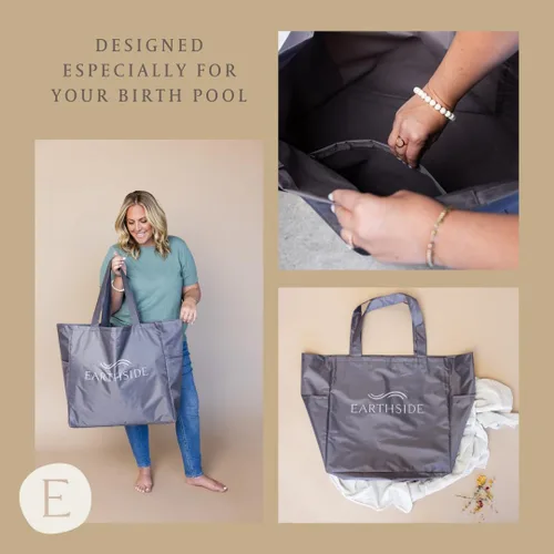 Miniatura 6 de Earthside Birth Pools Bolsa de transporte y almacenamiento para kit de parto en el hogar, suministros Doula y bolsa Doula Essentials, espacio