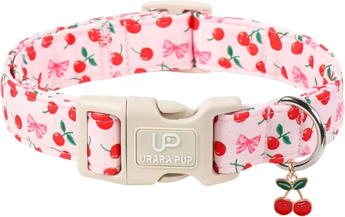 Miniatura 12 de Collar de perro de algodón de dinosaurio con hebilla de metal, collar de regalo para niñas o niños pequeños, medianos y grandes, lindos collares