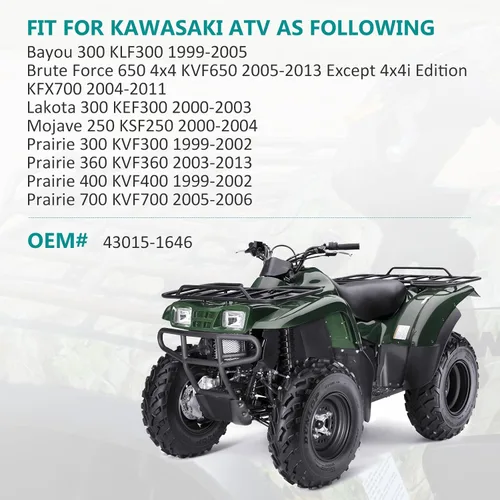 Miniatura 2 de Cilindro maestro de freno delantero derecho para Kawasaki Prairie 300 360 400 700 Bayou 300 Brute Force 650 Lakota 300 Mojave 250 KVF300 KVF360
