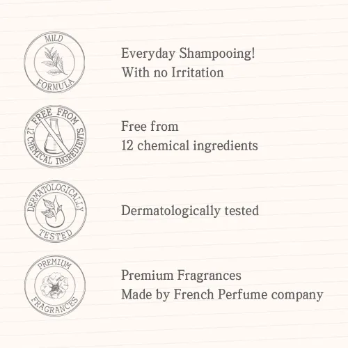 Miniatura 4 de jmella EN FRANCIA Blooming Peony Shampoo 33.8 onzas con fragancia de lujo - Libre de químicos - Extracto de hoja de fresa -17 tipos de complejo