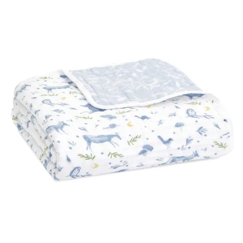 Miniatura 20 de aden + anais Manta de muselina 100% algodón orgánico para bebé, ropa de cama de cuna para recién nacidos y niños pequeños, cobija de guardería