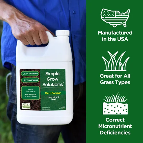 Miniatura 4 de Fertilizante orgánico de micronutrientes para césped, soluciones simples de cultivo, fertilizante de jardín y césped, cultivador, jardinero