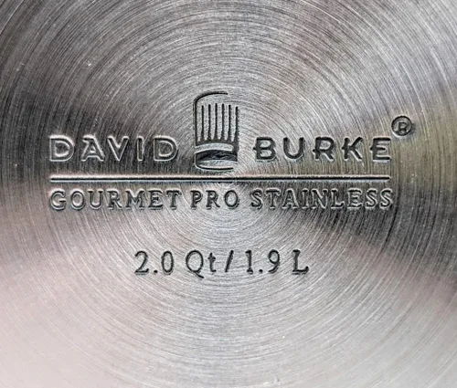 Miniatura 2 de David Burke Gourmet Pro Stature EZ Strain Cookware (sartén de 2 cuartos de galón)
