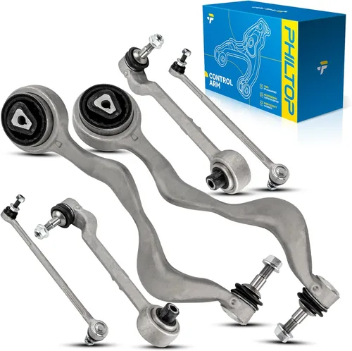 Miniatura 193 de PHILTOP Kit de suspensión delantera de 10 piezas, brazos de control inferiores con juntas de bola, eslabones de extremo de barra estabilizadora