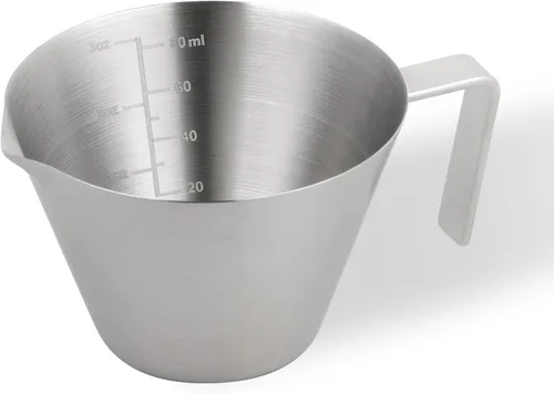 Miniatura 8 de MHW-3BOMBER Taza medidora de café expreso con taza de salsa de 3 onzas, taza de café expreso, taza de vertido de acero inoxidable para salsa