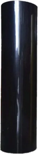 Moyishi Rollo de vinilo brillante de transferencia de calor, láminas de vinilo adhesivo HTV para manualidades, 12 pulgadas por 5 pies (negro)