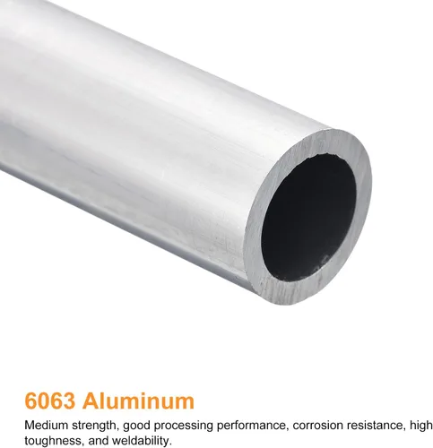 Miniatura 3 de uxcell Tubo redondo de aluminio 6063, 0.591 in OD 0.433 in diámetro interior 3.937 in longitud tubería para proyectos de bricolaje industrial, 3