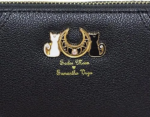 Miniatura 2 de Sailor Moon 20 aniversario Luna bolso monedero cartera Negro - Casual