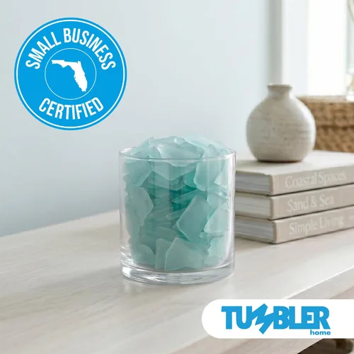 Miniatura 4 de Tumbler Home Vidrio de mar para manualidades, vidrio de playa para manualidades, relleno de jarrón de decoración de acuario, rocas de vidrio de mar