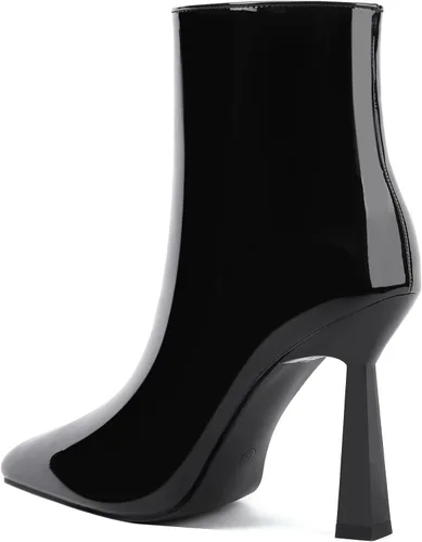 Miniatura 3 de vivianly Classic Women Ankle Boots Pointed Toe Mid-Calf Stiletto High Heeled Booties