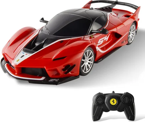 Miniatura 12 de BEZGAR Auto a control remoto con licencia RC, auto de juguete Lambo a escala 1:24 para niños, modelo Lambo Aventador SVJ a control remoto eléctrico