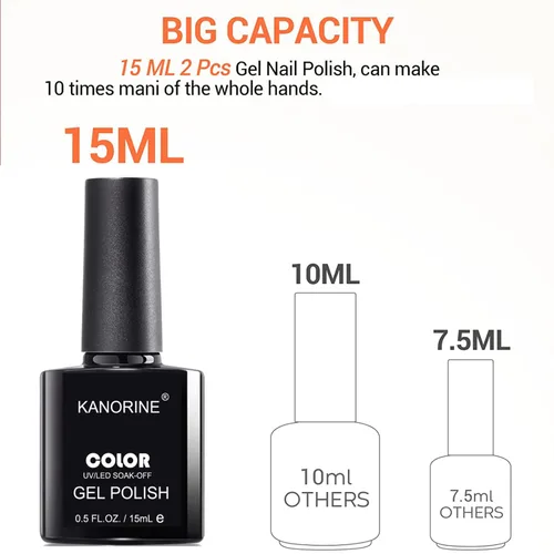 Miniatura 3 de 15ml de esmalte de uñas en gel UV/LED, esmalte de uñas en gel blanco lechoso nude, esmalte de uñas en gel blanco lechoso translúcido, color de D1