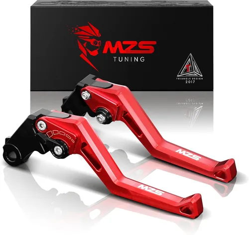 Miniatura 9 de MZS Palancas de freno y embrague de motocicleta negras cortas ajustables CNC compatibles con EX650 ER-6F ER-6N 2009-2016 / KLE650 KLE 650 2009-2014