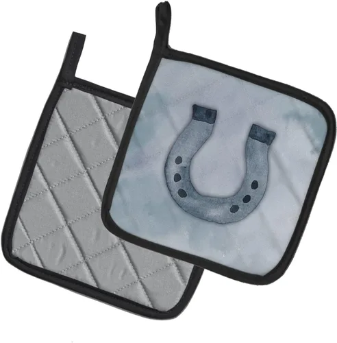 Miniatura 2 de Caroline's Treasures BB7370PTHD - Juego de soportes para ollas de herradura para cocina, resistentes al calor, almohadillas calientes para cocinar