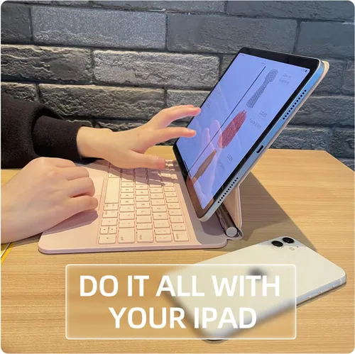 Miniatura 7 de Funda de teclado para iPad Air de 11 pulgadas 2024 (M2), iPad Air 5ª/4ª generación y iPad Pro de 11 pulgadas (4ª/3ª/2ª/1ª generación) con teclado