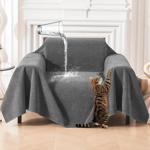 Miniatura 16 de Deep Dream Funda para Sillón Resistente a Arañazos de Gato, Funda Impermeable para Sofá para Perros, Protectores de Sofá Amigables con Mascotas