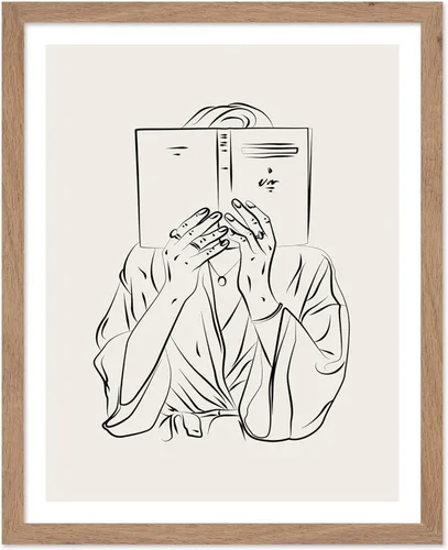Miniatura 30 de Poster Master Póster de peonías – Estampado de flores retro – Ilustración floral – Ilustración en blanco y negro – Diseño de línea y abstracto