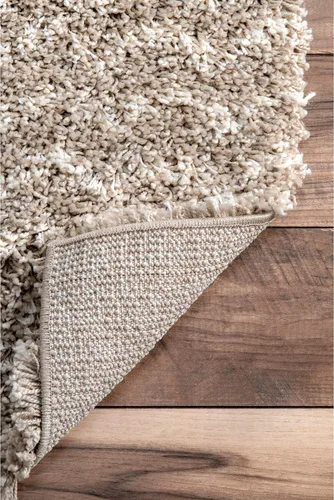 Miniatura 10 de nuLOOM Cuellar Chevron Shag Alfombra de Área, 9x12, Crema