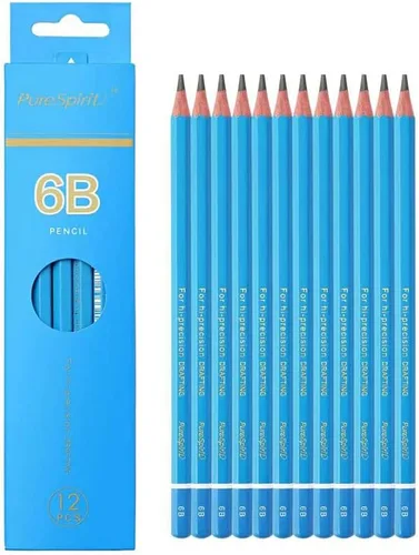 Miniatura 11 de Lápices de boceto para dibujo 2B, 12 piezas, lápices profesionales de dibujo de arte para sombrear, hacer bocetos y garabatear Lápiz de grafito